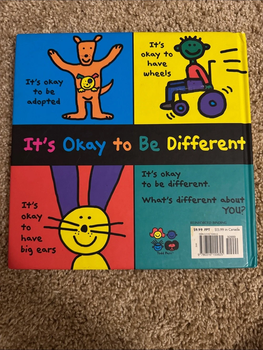It's Okay to Be Different by Todd Parr - Colorful Hardcover